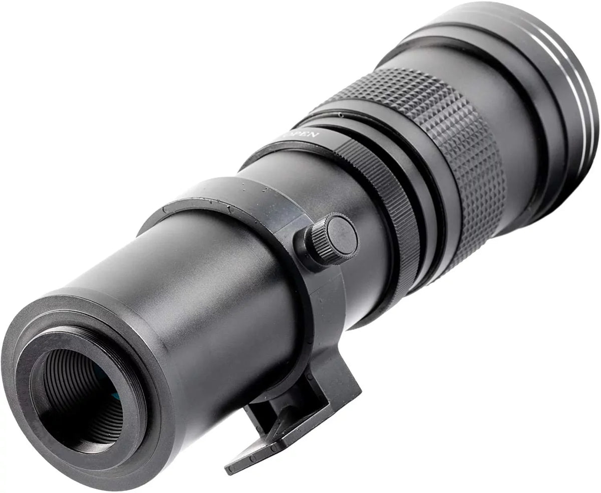 Ultimaxx 420-800mm f/8.3-16 Super  Manual Telephoto Zoom T-Mount Lens Kit for Nikon F-Mount D6, D5, D4, D850, D810, D800, D780, D750, D610, D600, D7500, D7200, D5600, D5500, D5300, D3500 and D3400 D