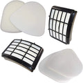 2-pack Filter Kit for Shark Navigator UV540 NV358 NV391 NV390 series Lift-Away Professional Upright Vacuum Cleaner, XHF350 XFF350 Replacement