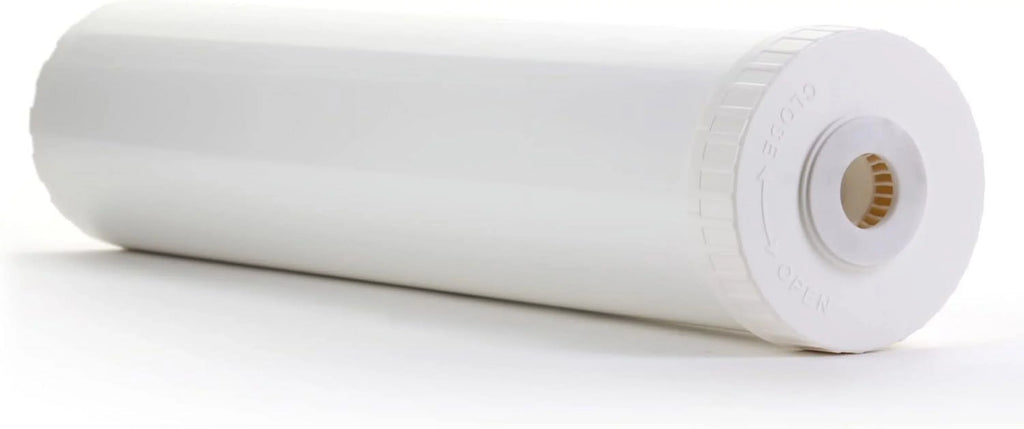 White Empty Water Filter Cartridge Durable Construction For Pre Post, Fits Standard Housings 4.5 X 20